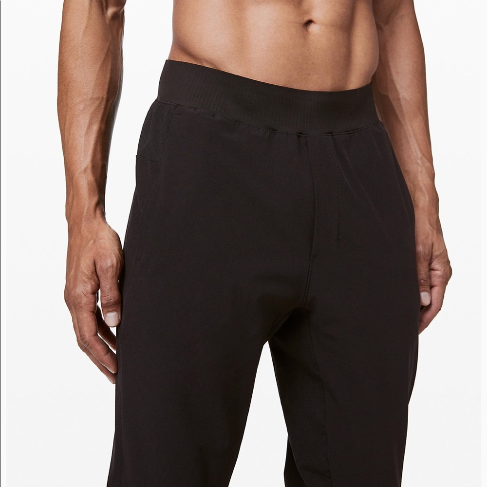 dark grey/black mesh comfy LULULEMON joggers